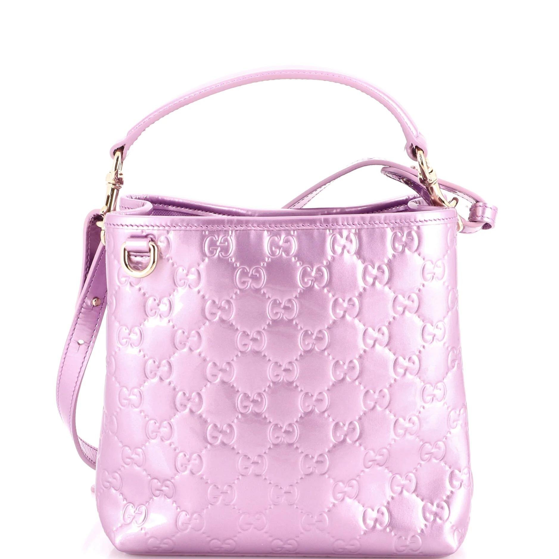 Patent leather handbag