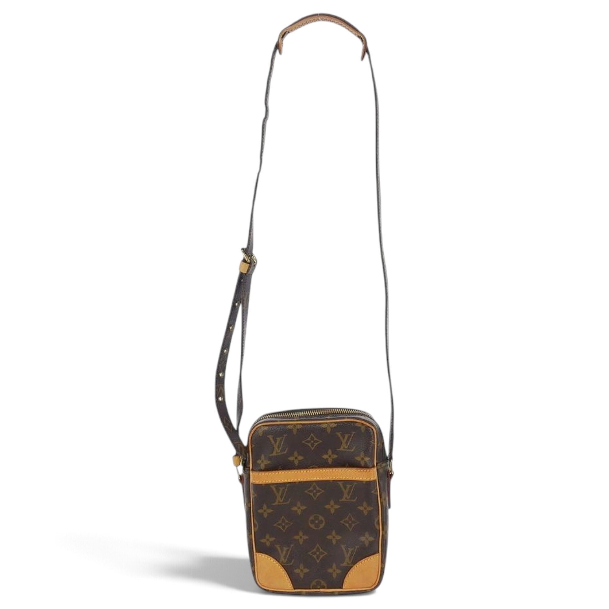 Danube leather crossbody bag