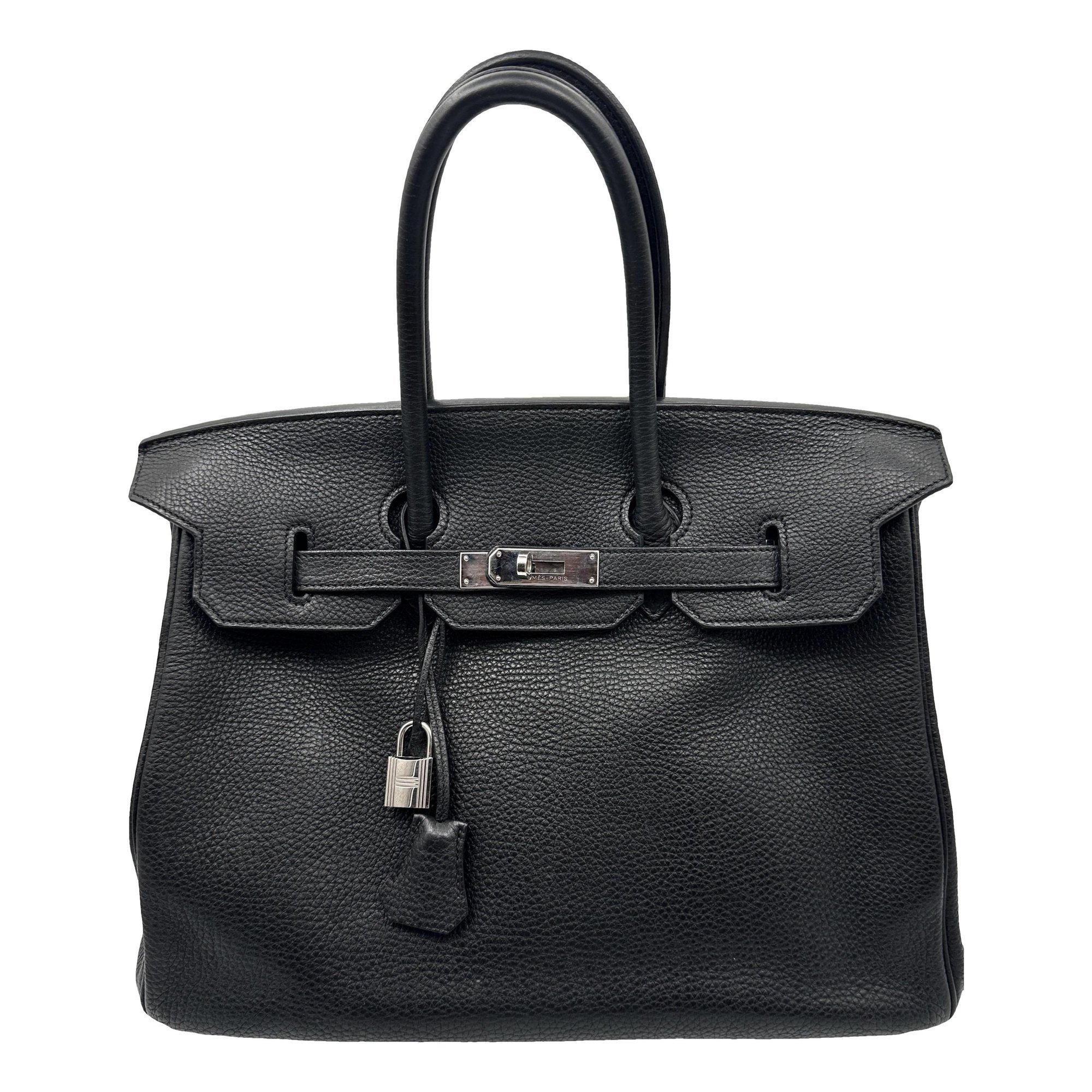 Birkin 35 leather handbag