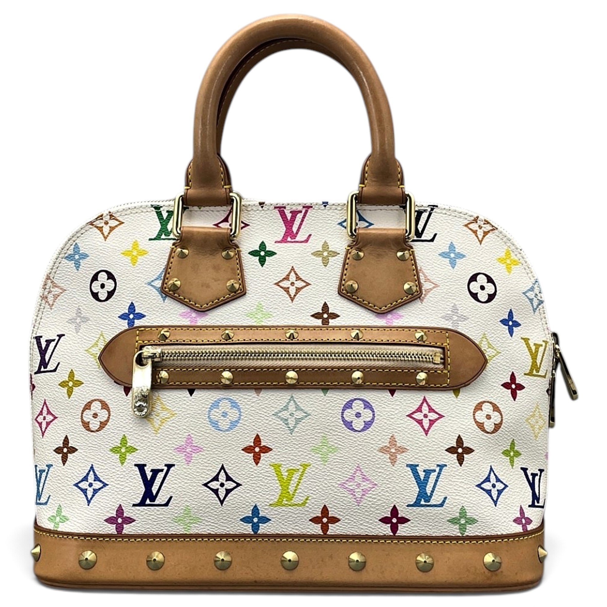 Alma leather handbag