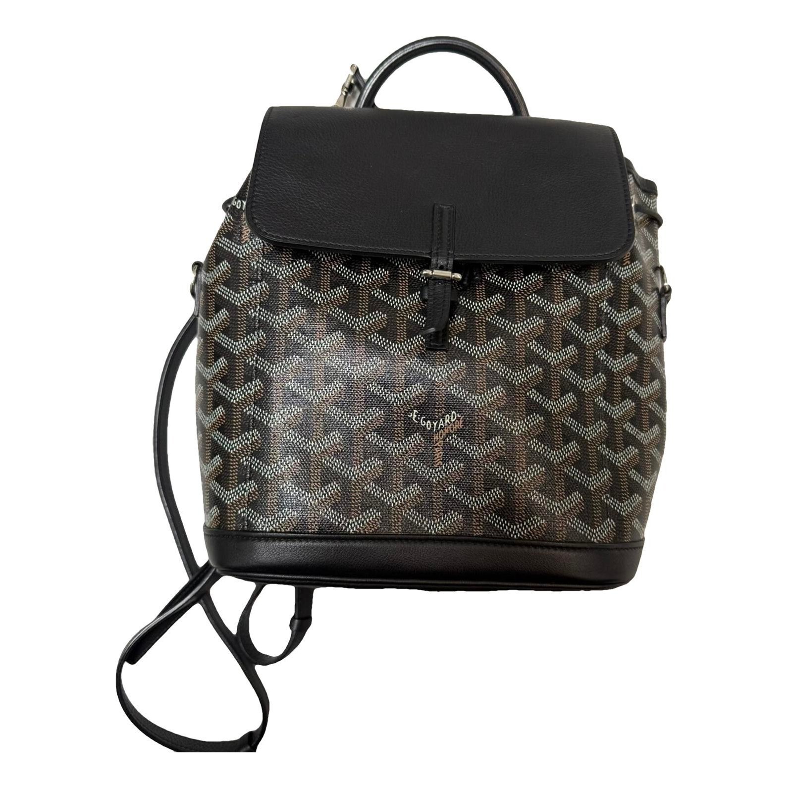 Leather backpack