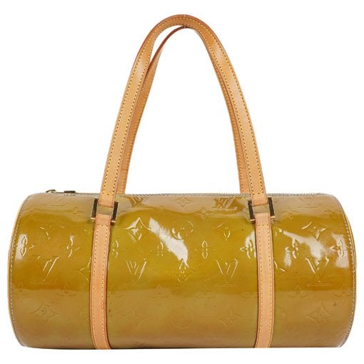 Papillon patent leather handbag