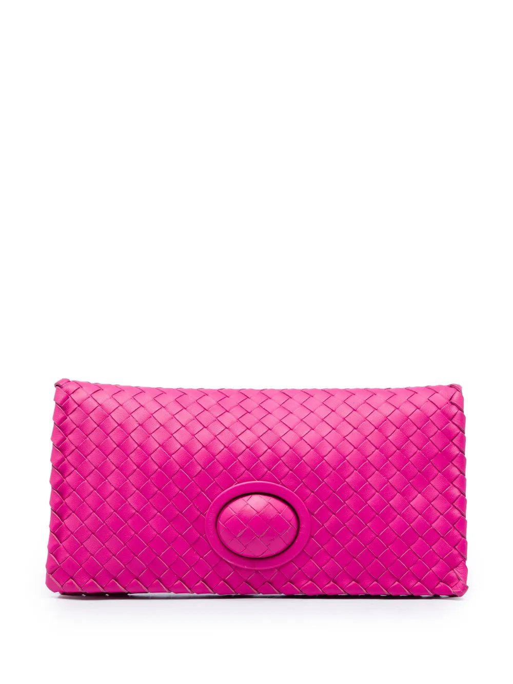 2012-2026 Nappa Intrecciato Turn Lock clutch bag