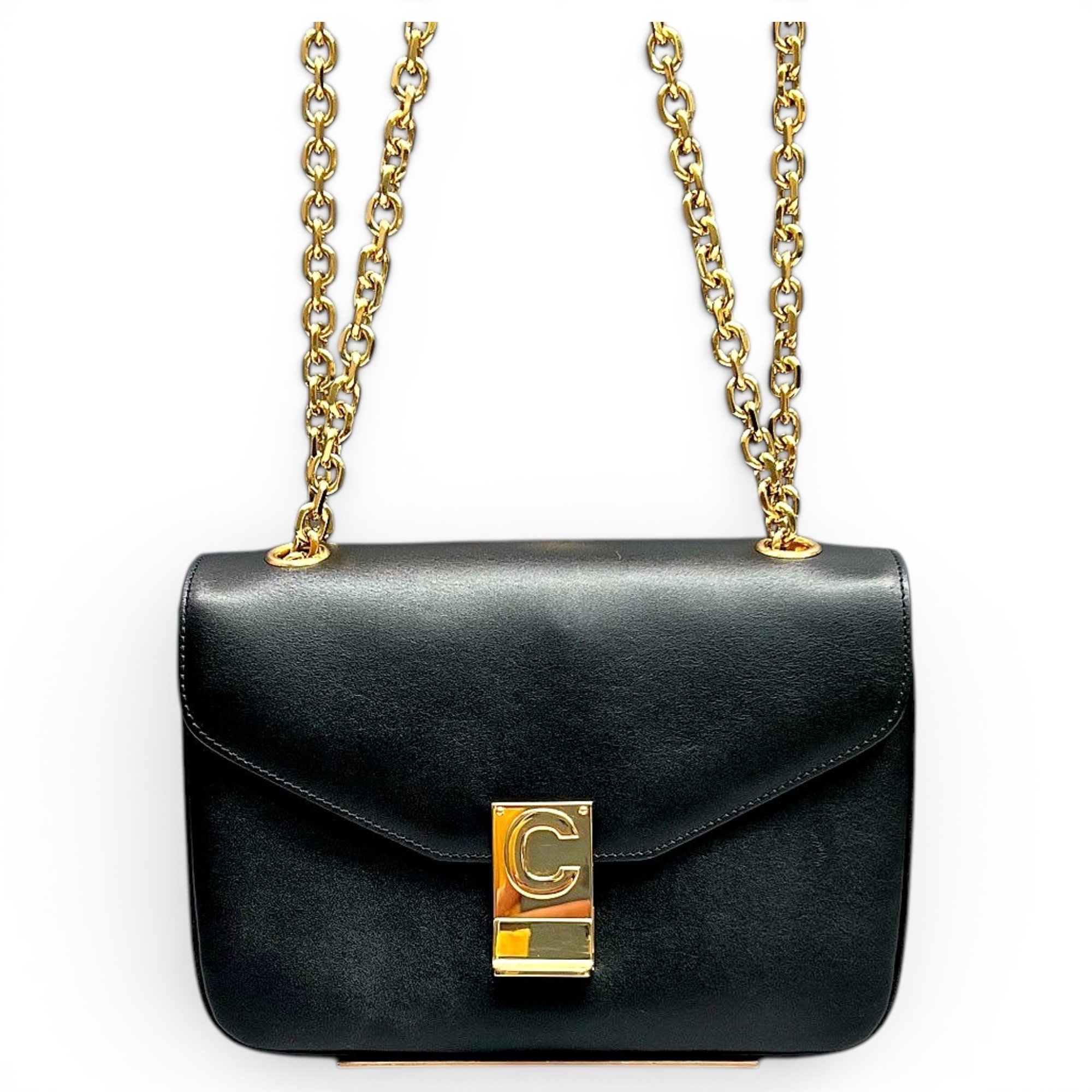 Triomphe leather handbag