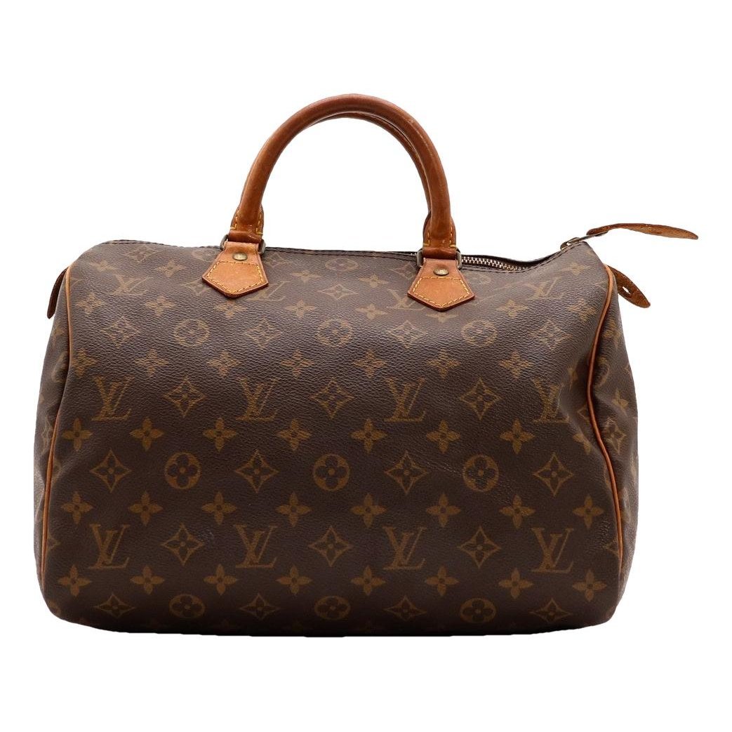 Speedy leather handbag