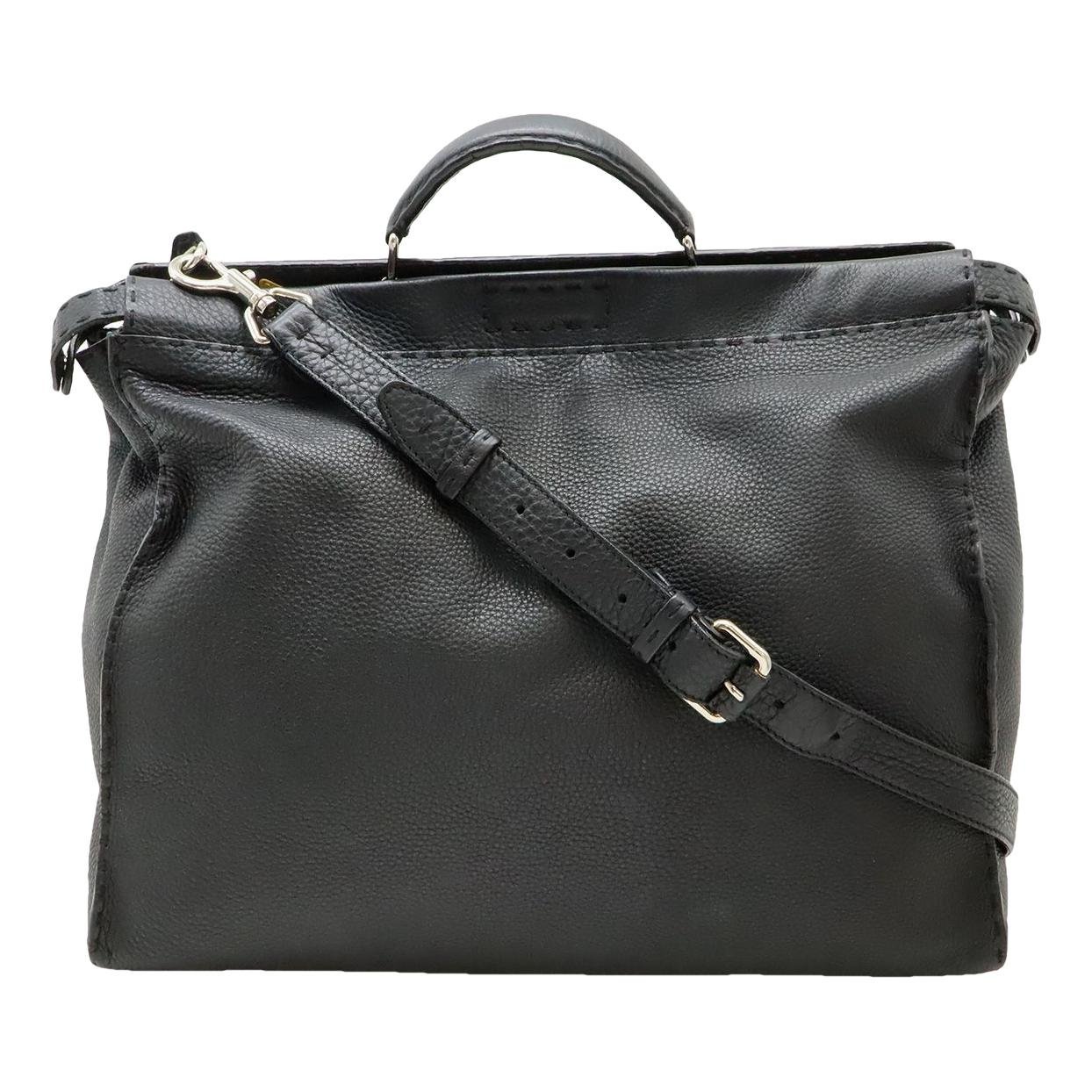 Peekaboo leather handbag