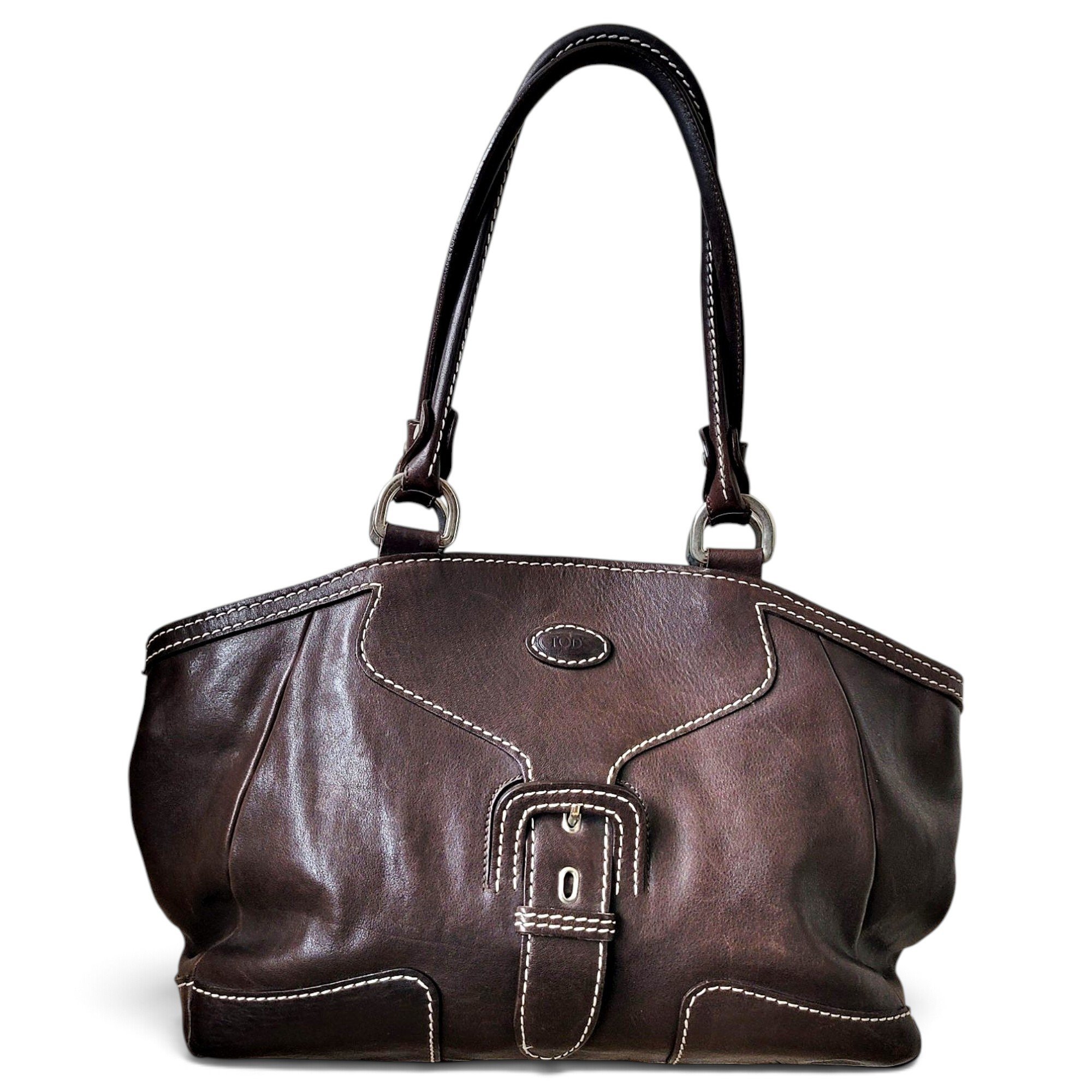 Leather handbag
