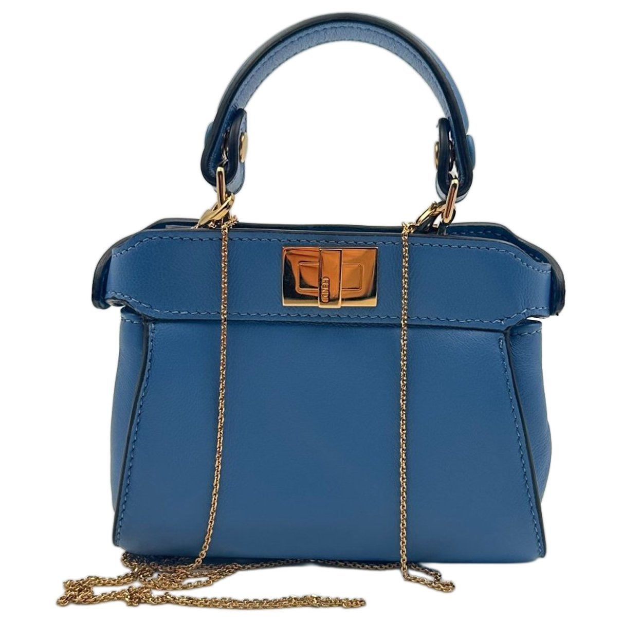 Peekaboo mini pocket leather crossbody bag