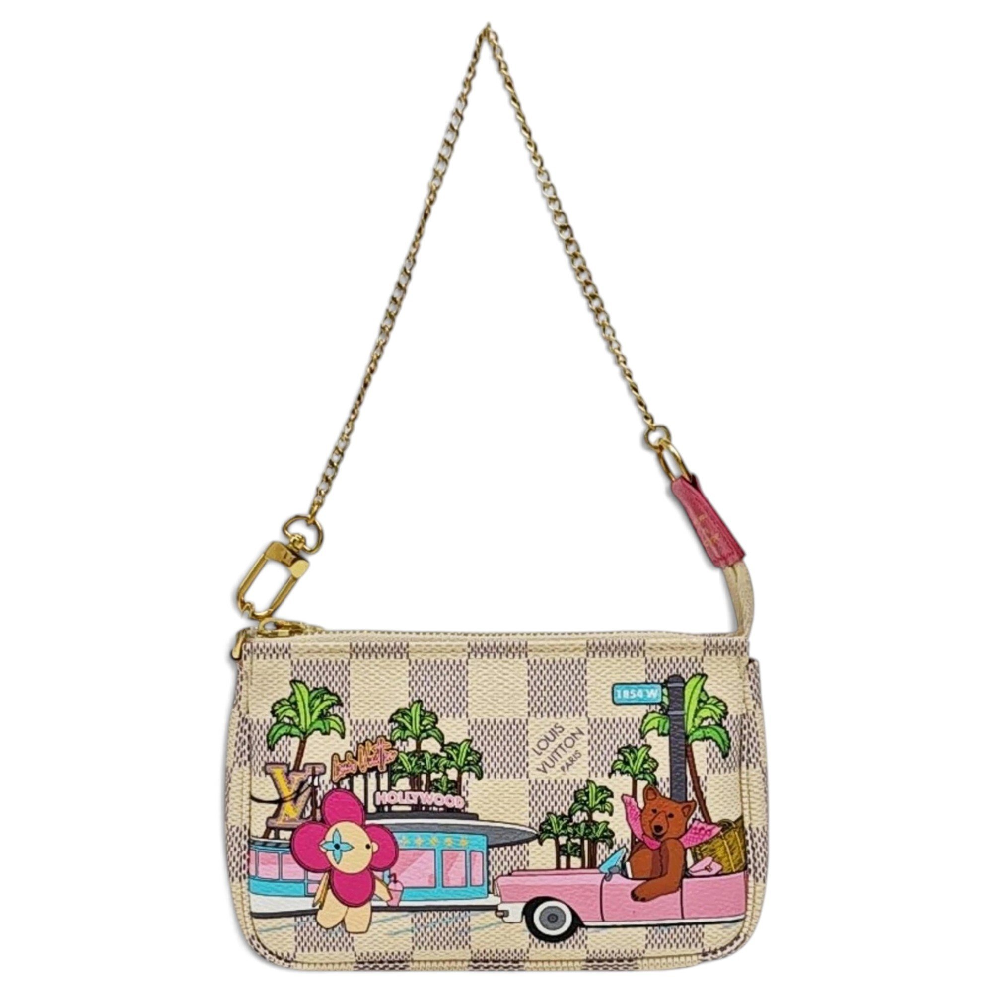 Pochette Accessoire leather handbag