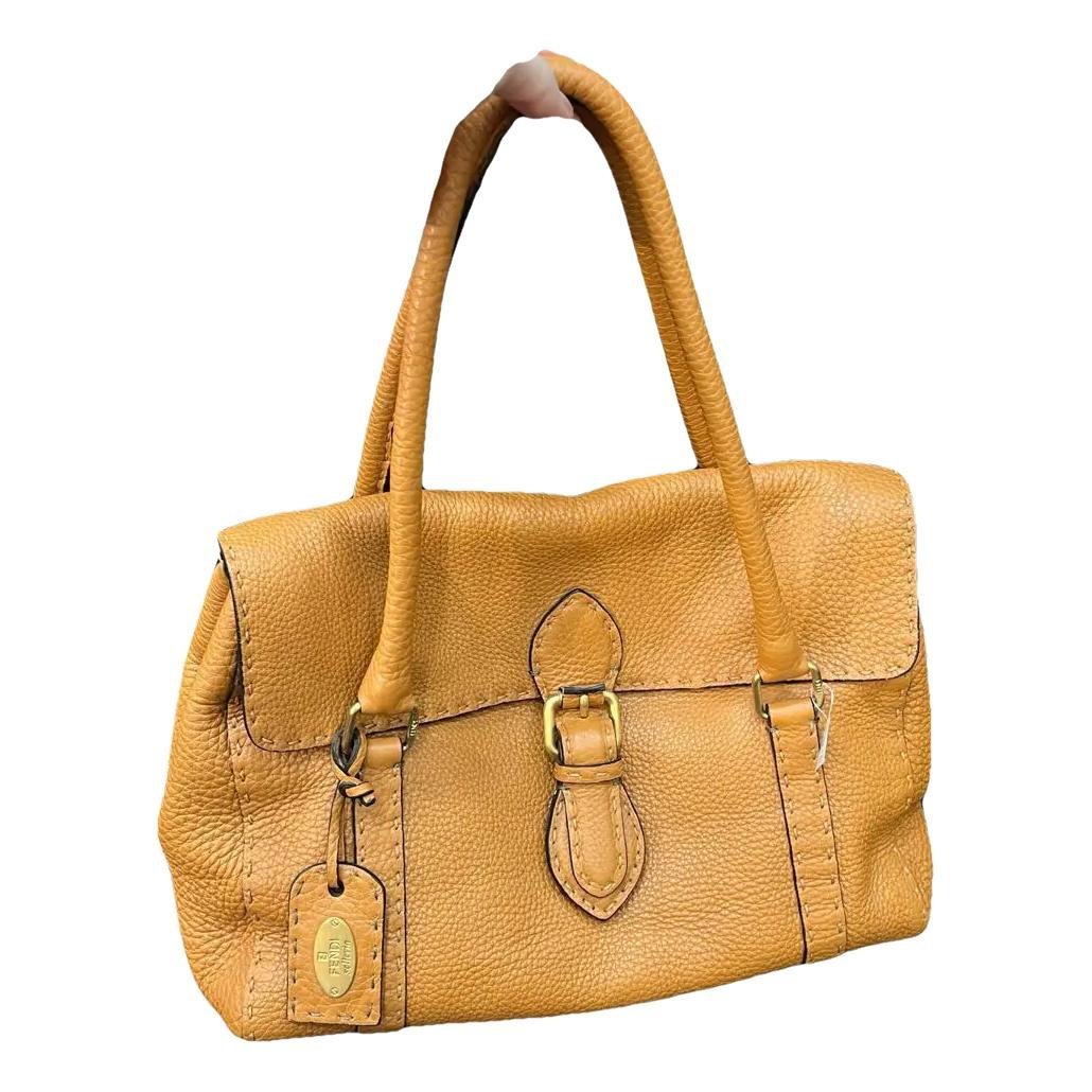 Leather handbag