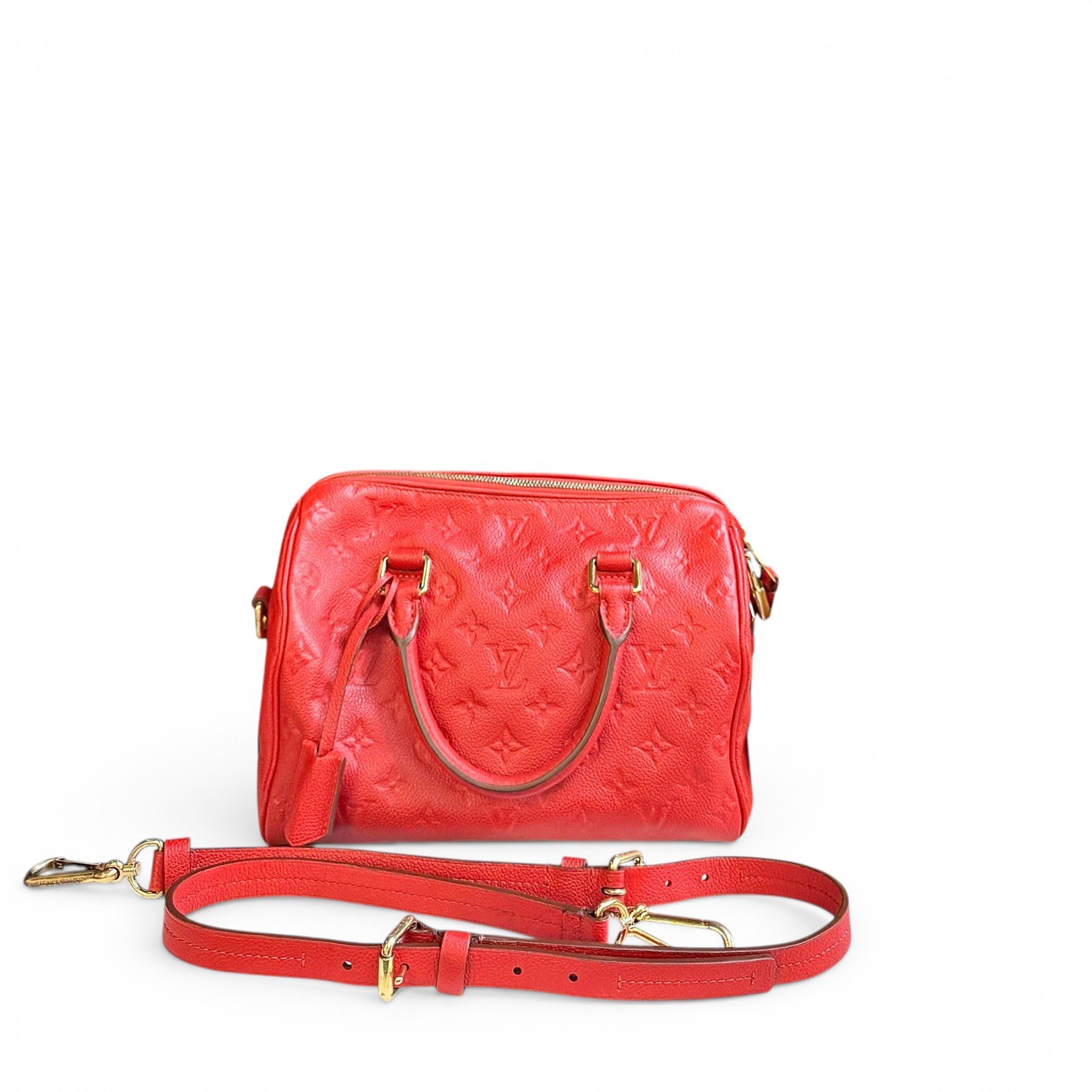 Nano Speedy / Mini HL leather handbag