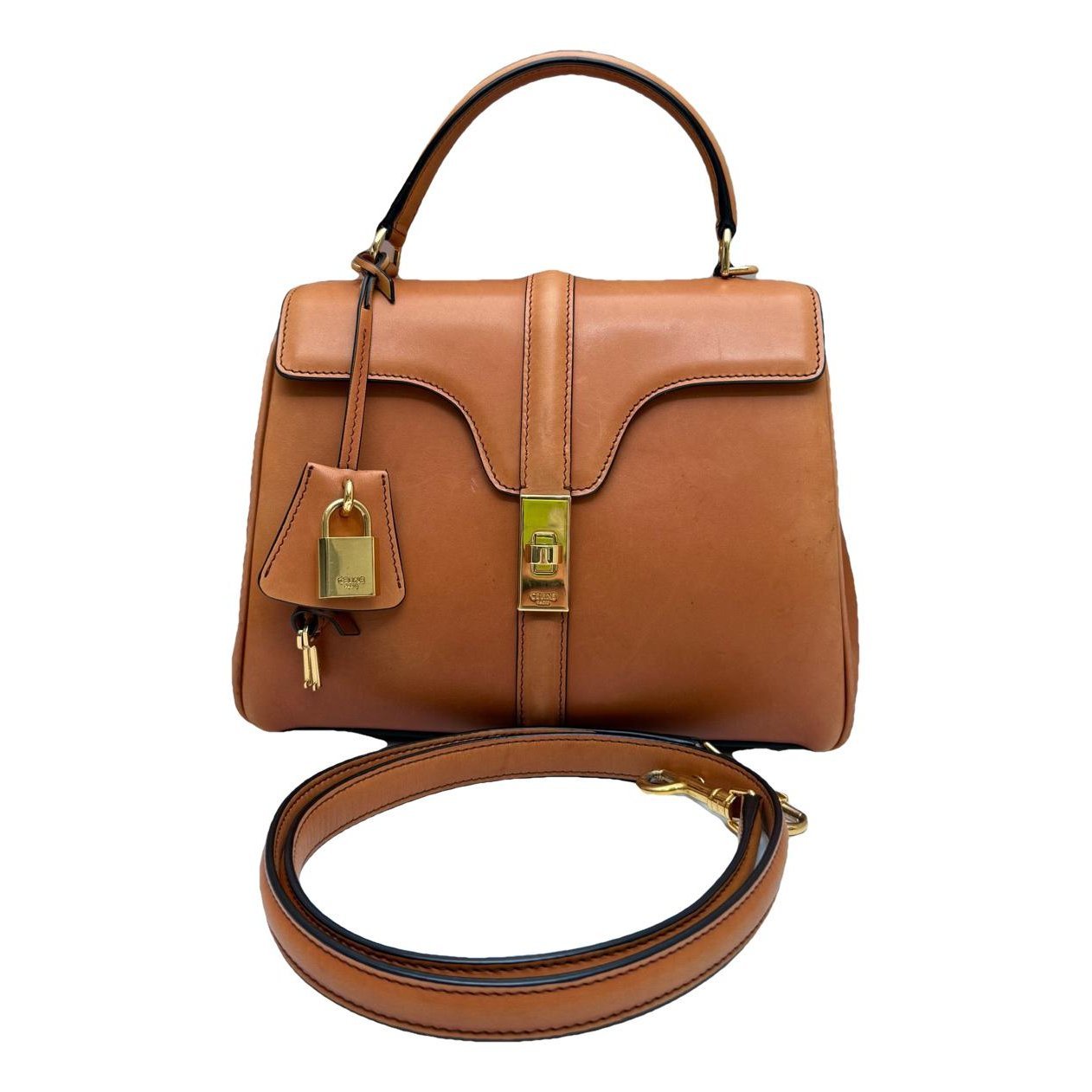 Sac 16 leather handbag
