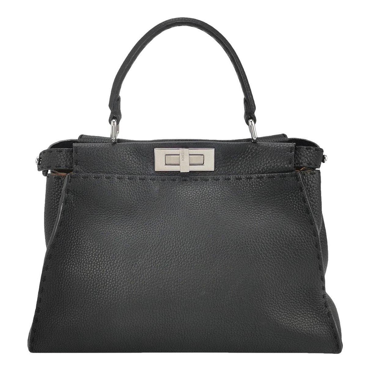Peekaboo leather handbag