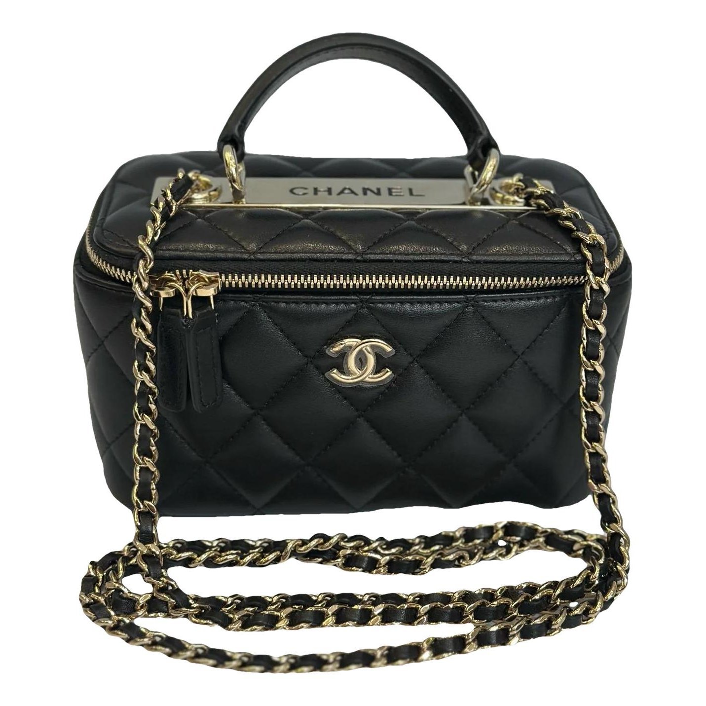 Trendy CC Vanity leather mini bag