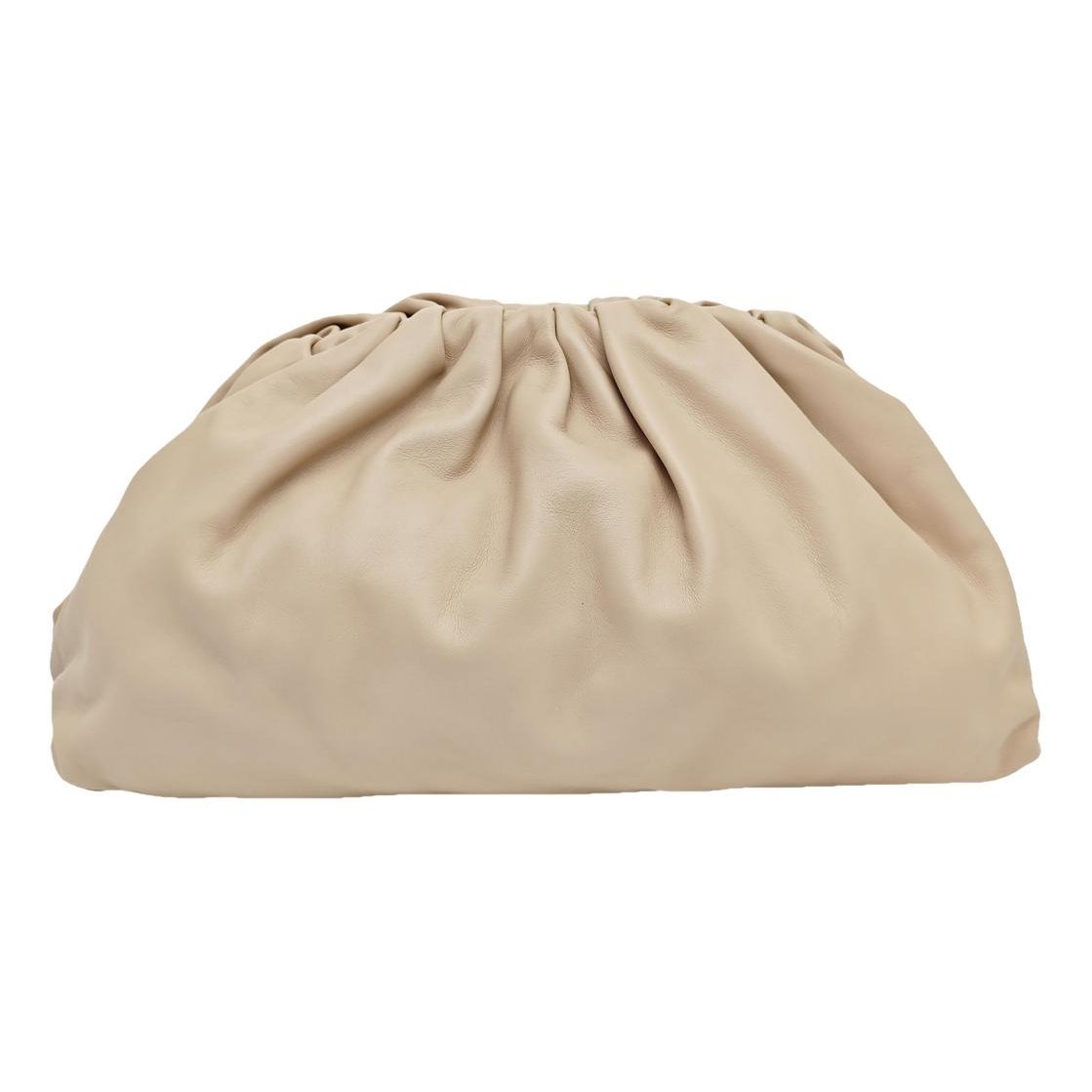 Pouch leather handbag