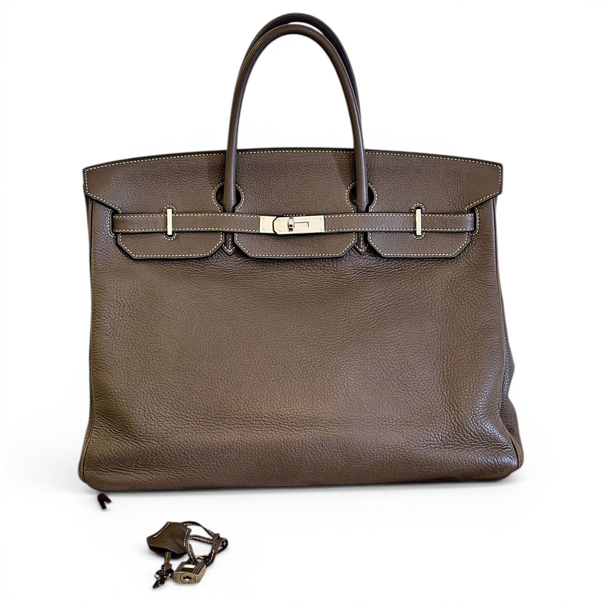Birkin 40 leather handbag