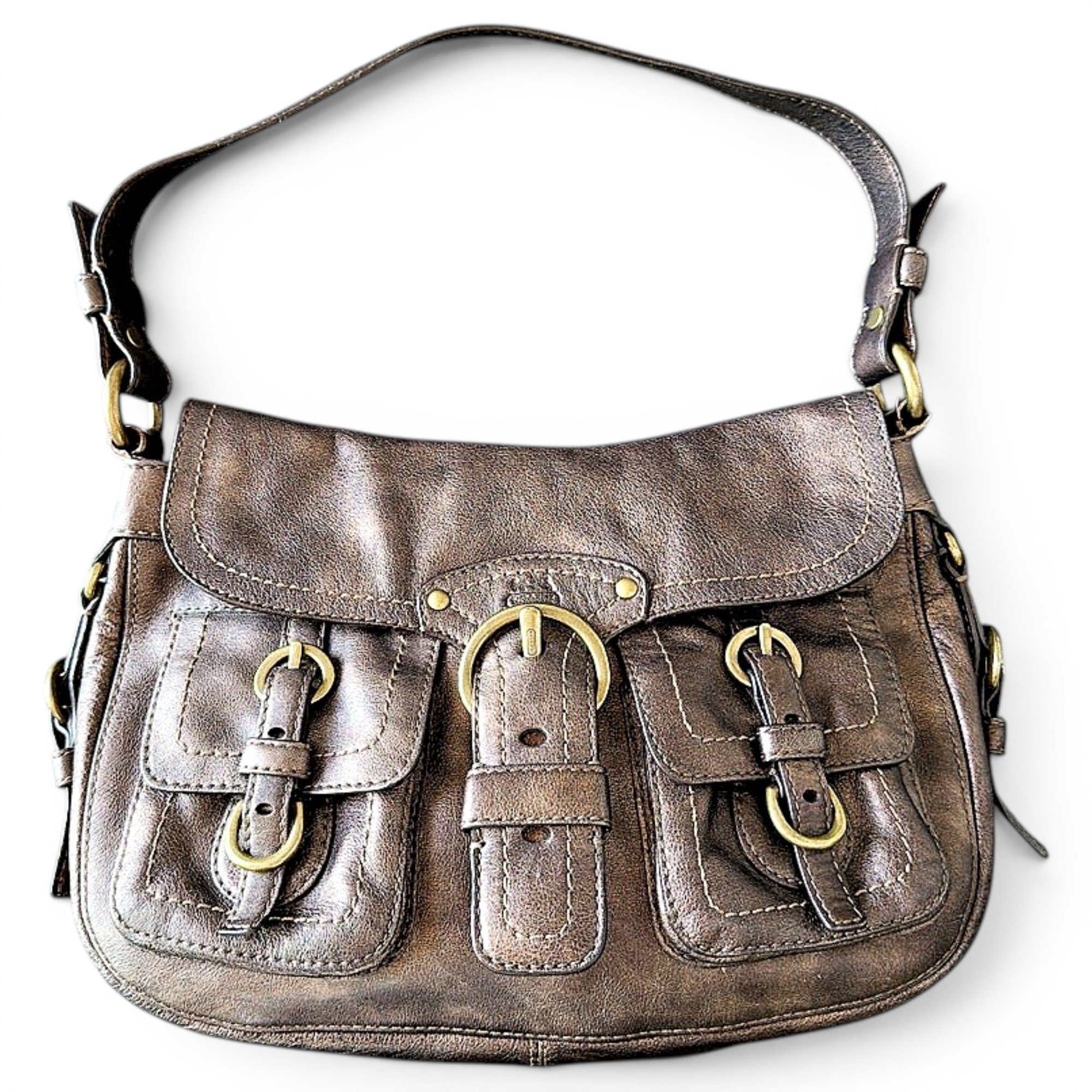 Signature Sufflette leather handbag