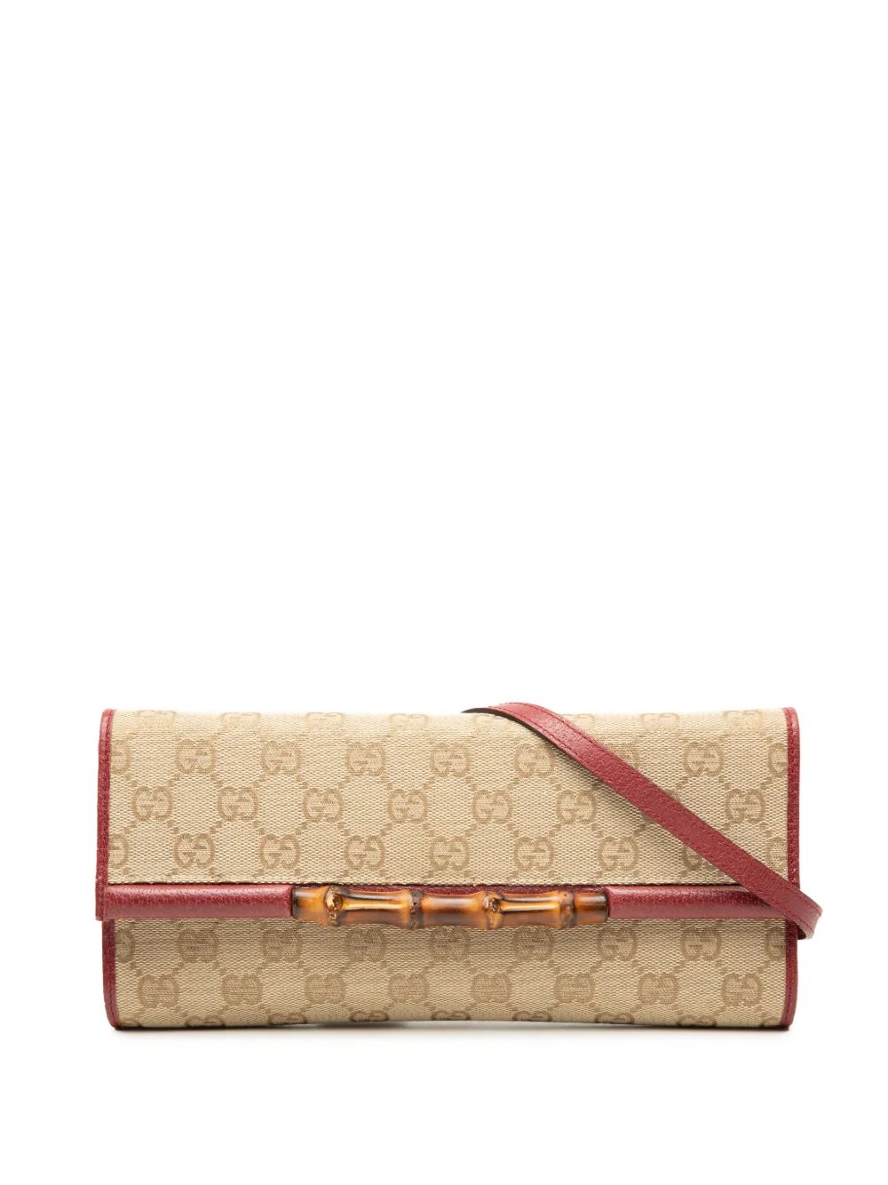 2000-2015 GG Canvas Bamboo Bar crossbody bag