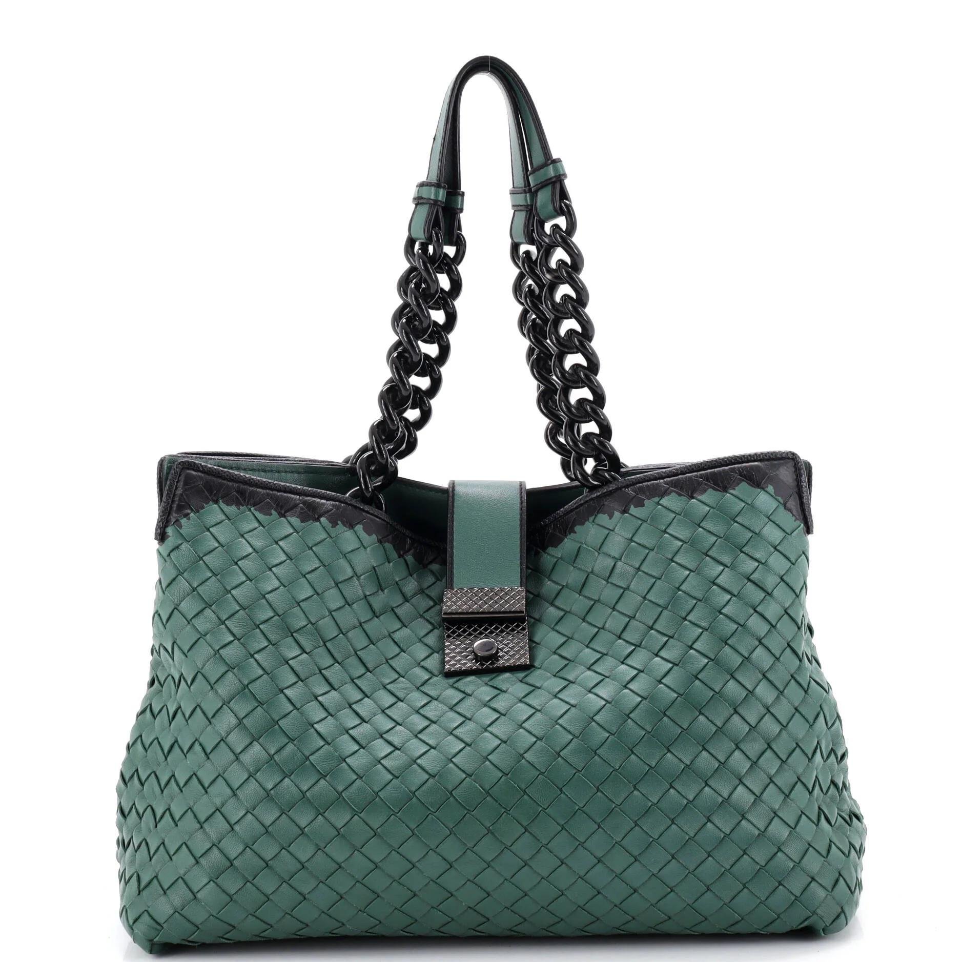 Leather tote
