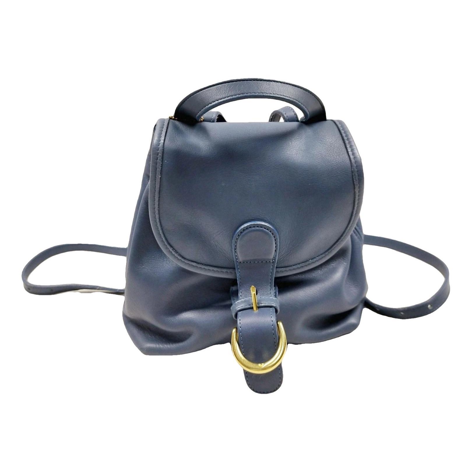 Leather backpack