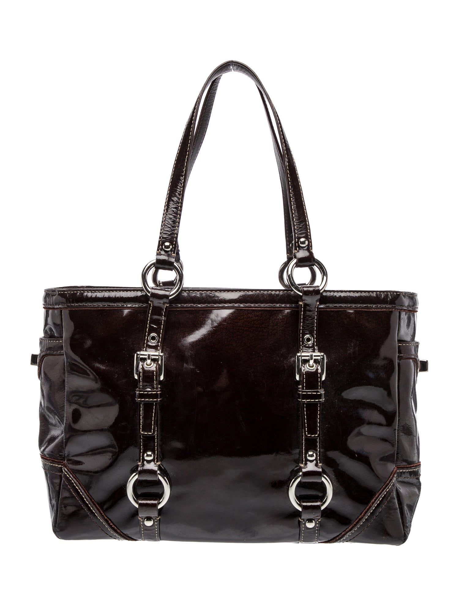 Patent Leather Shoulder Bag