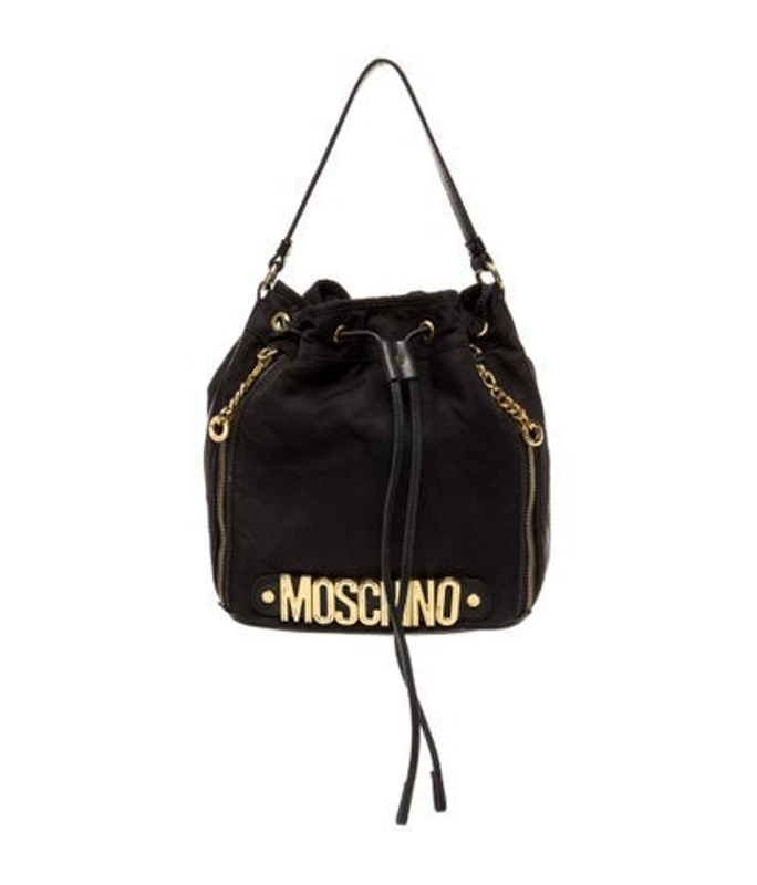 Moschino Nylon Top Handle Bag