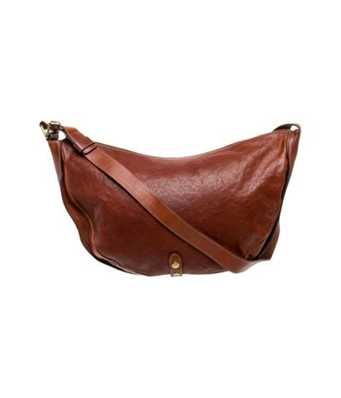 Il Bisonte Bisonte Leather Messenger Bag