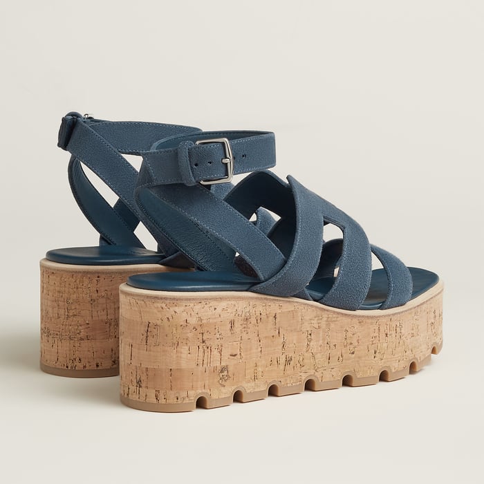 Bleu Céleste Sandália Havane 30