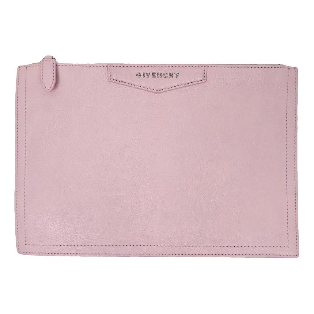 Antigona leather clutch bag