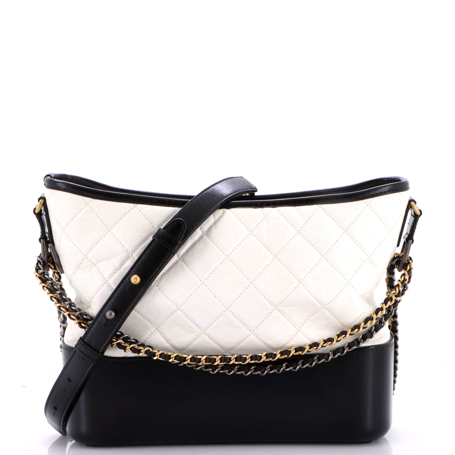 Gabrielle Hobo Quilted Aged Calfskin Medium