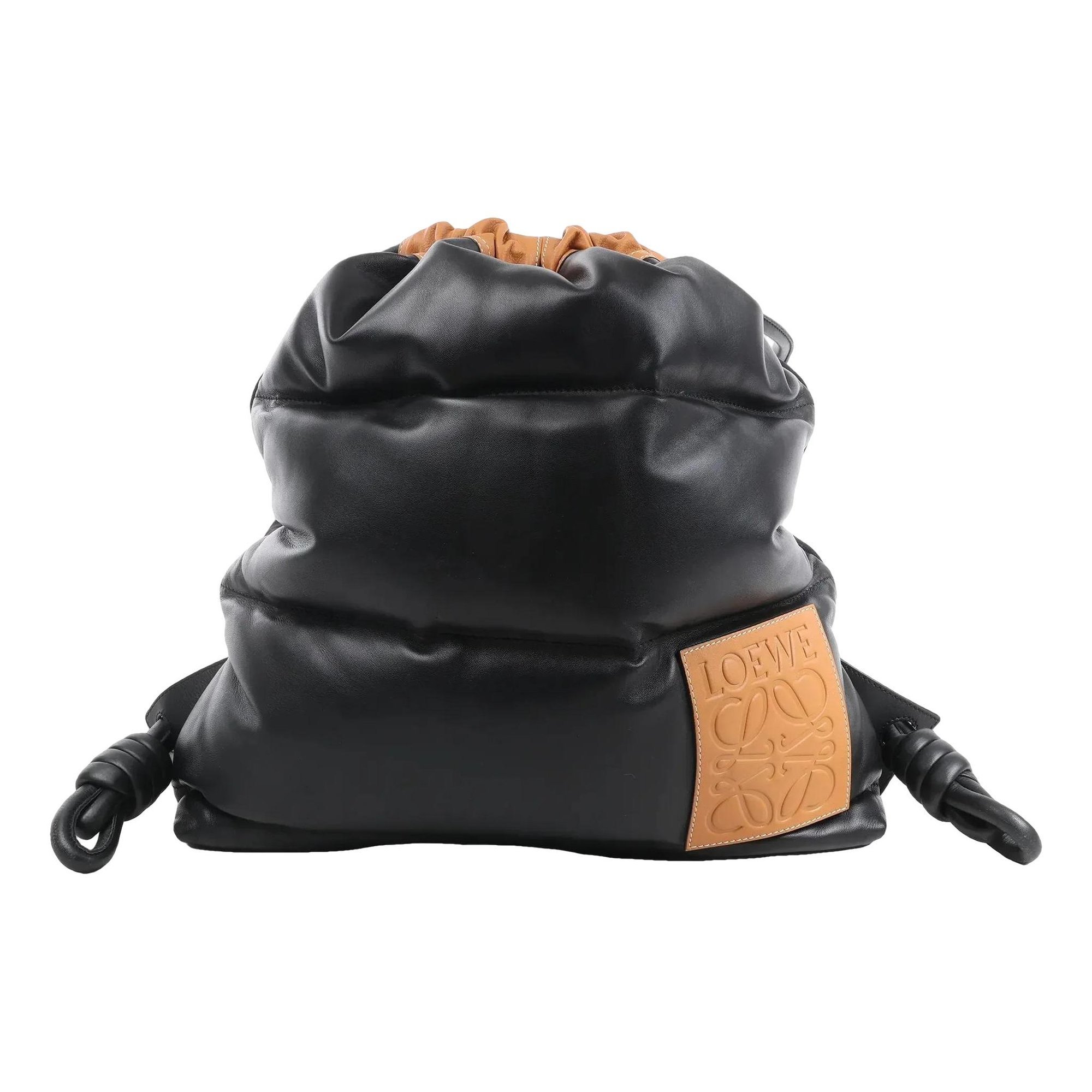 Leather backpack