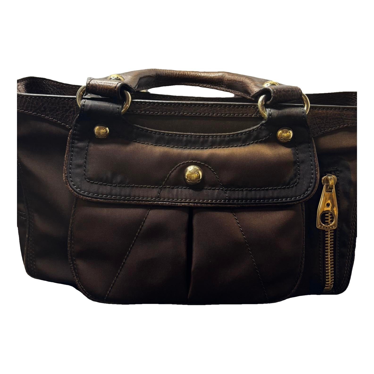 Leather satchel