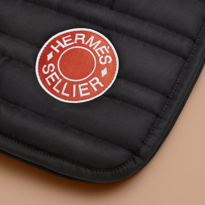 Noir Hermès Derby General Purpose Saddle Pad