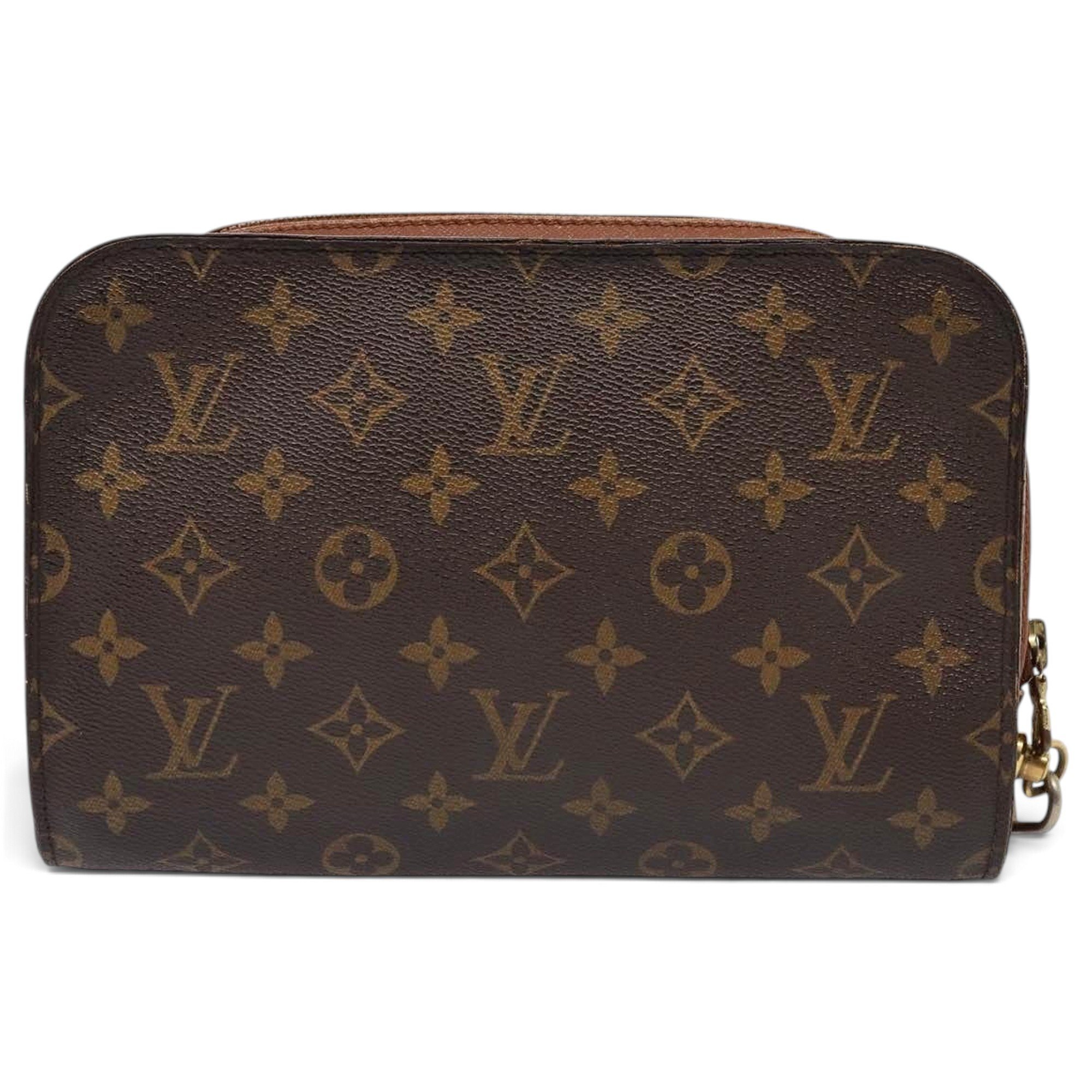 Orsay leather clutch bag