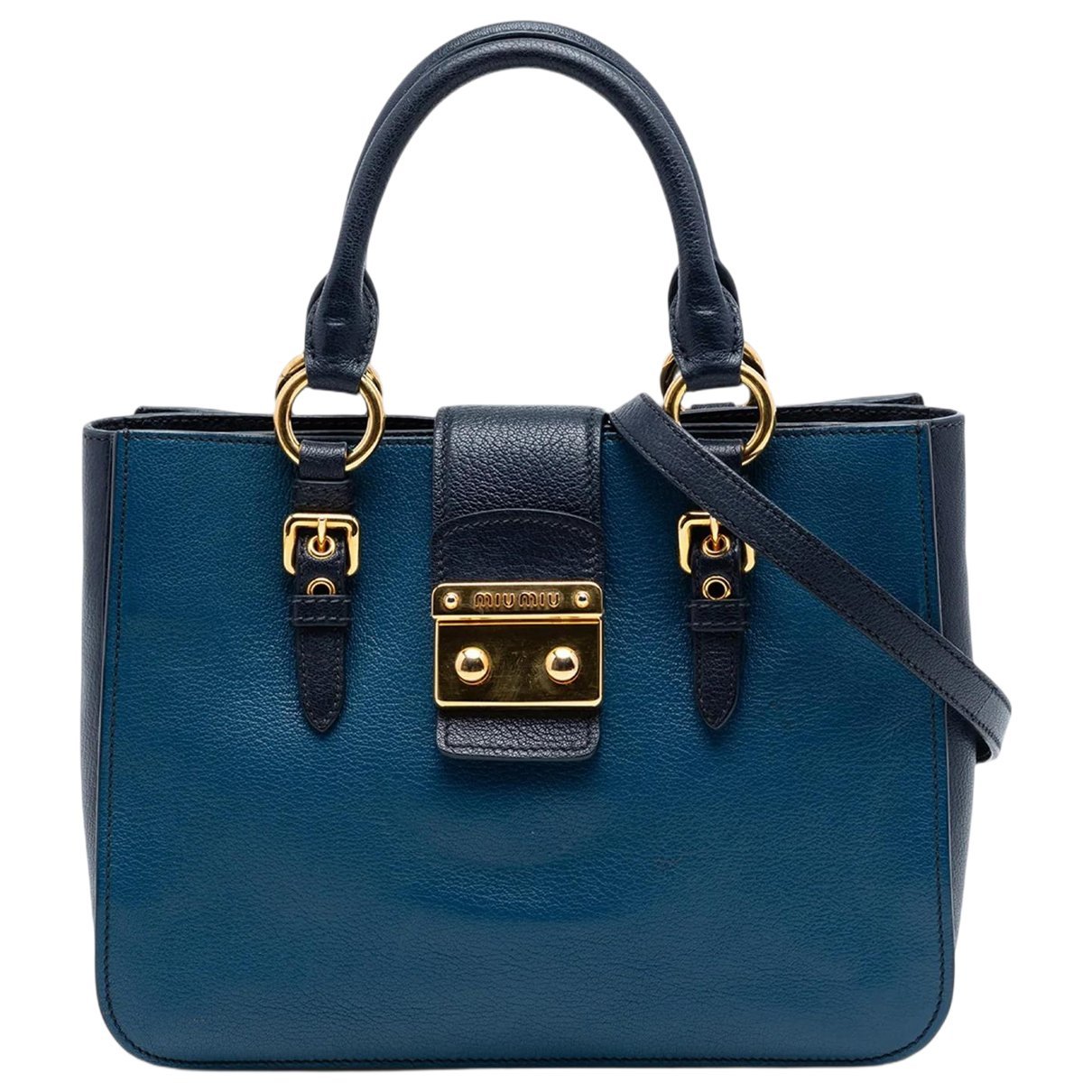 Madras leather satchel