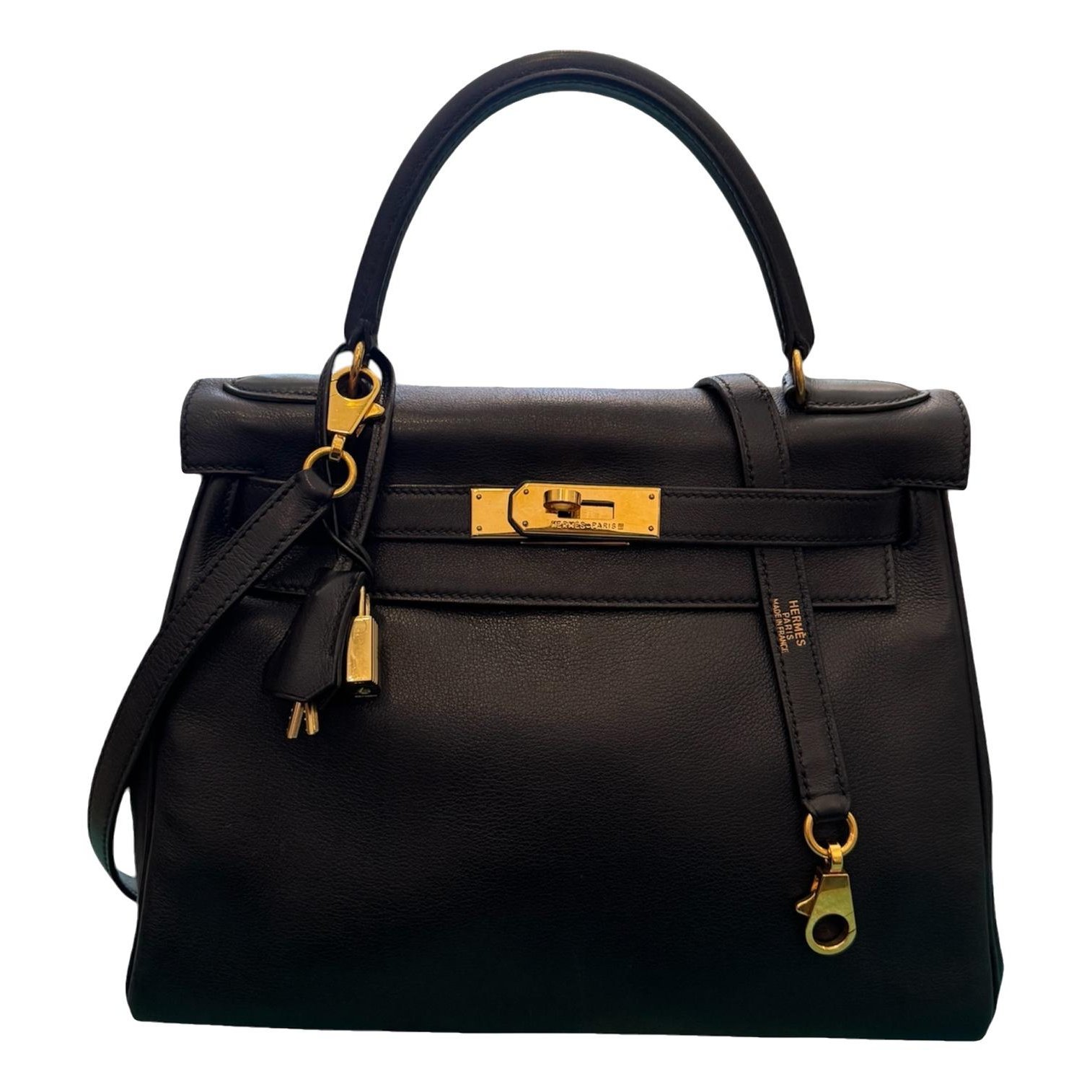 Kelly 28 leather handbag