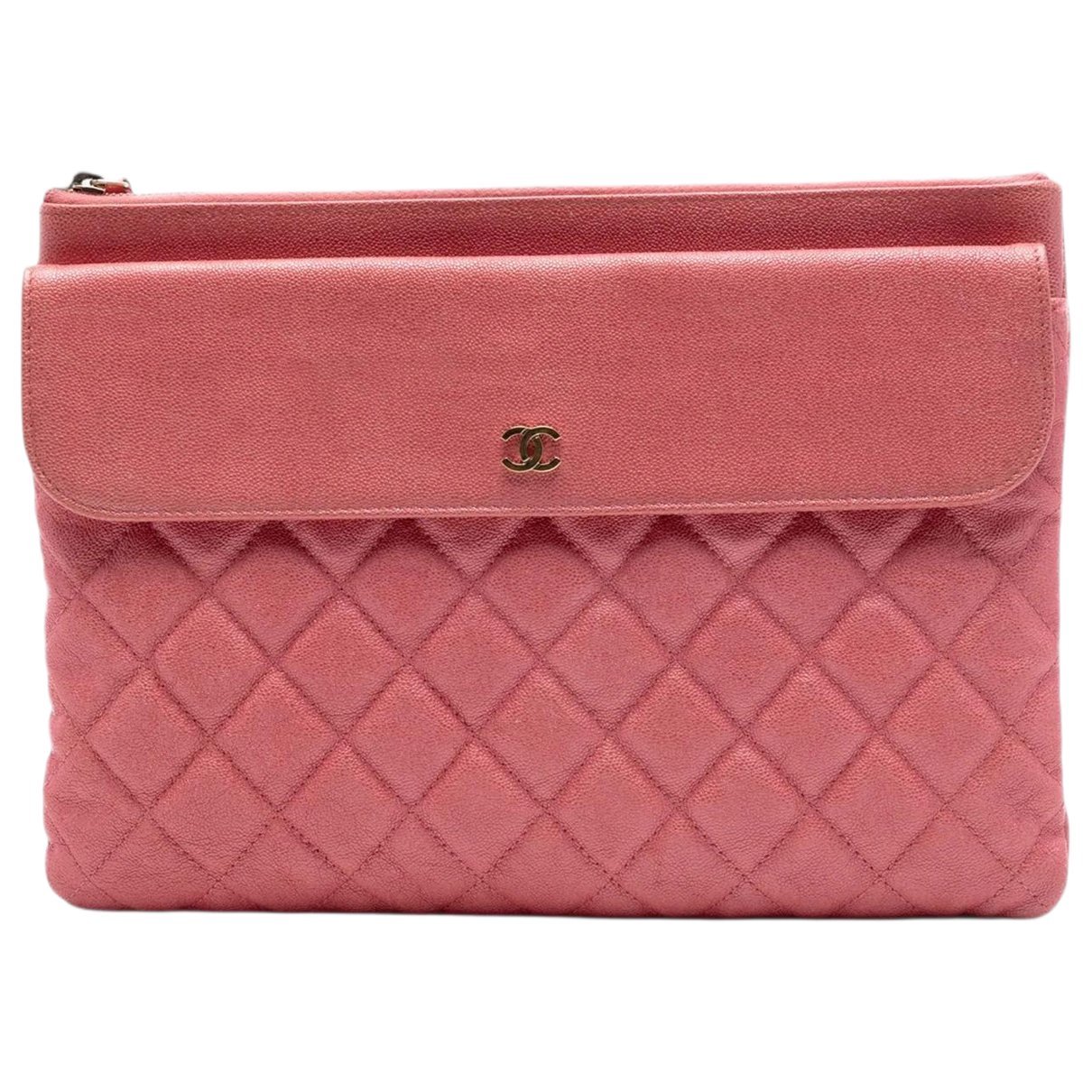 Timeless/Classique leather clutch bag