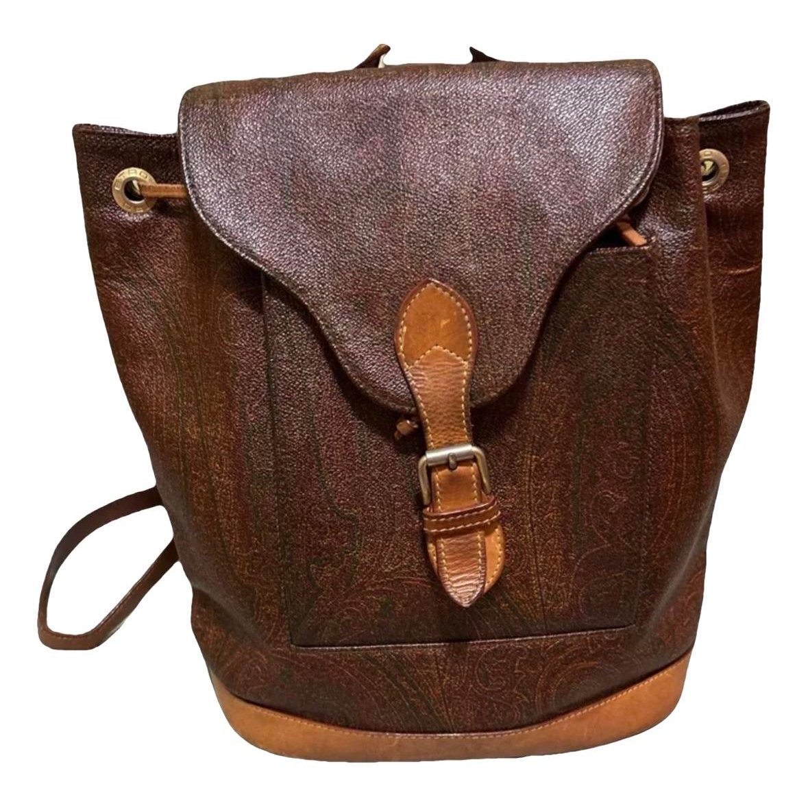 Leather backpack