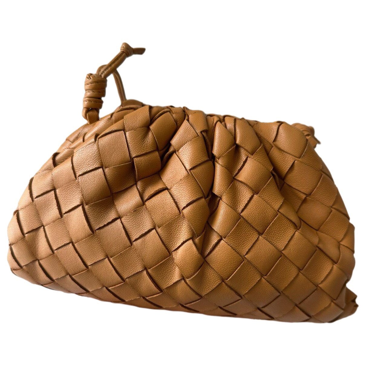 Pouch leather handbag