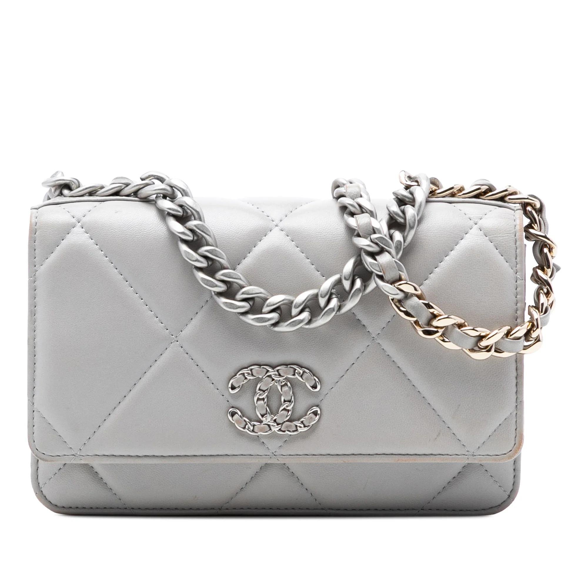 Wallet On Chain Timeless/Classique pony-style calfskin handbag