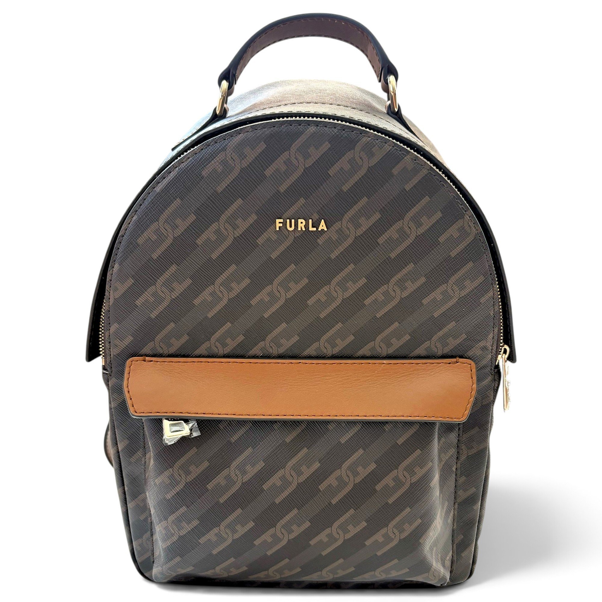 Leather backpack