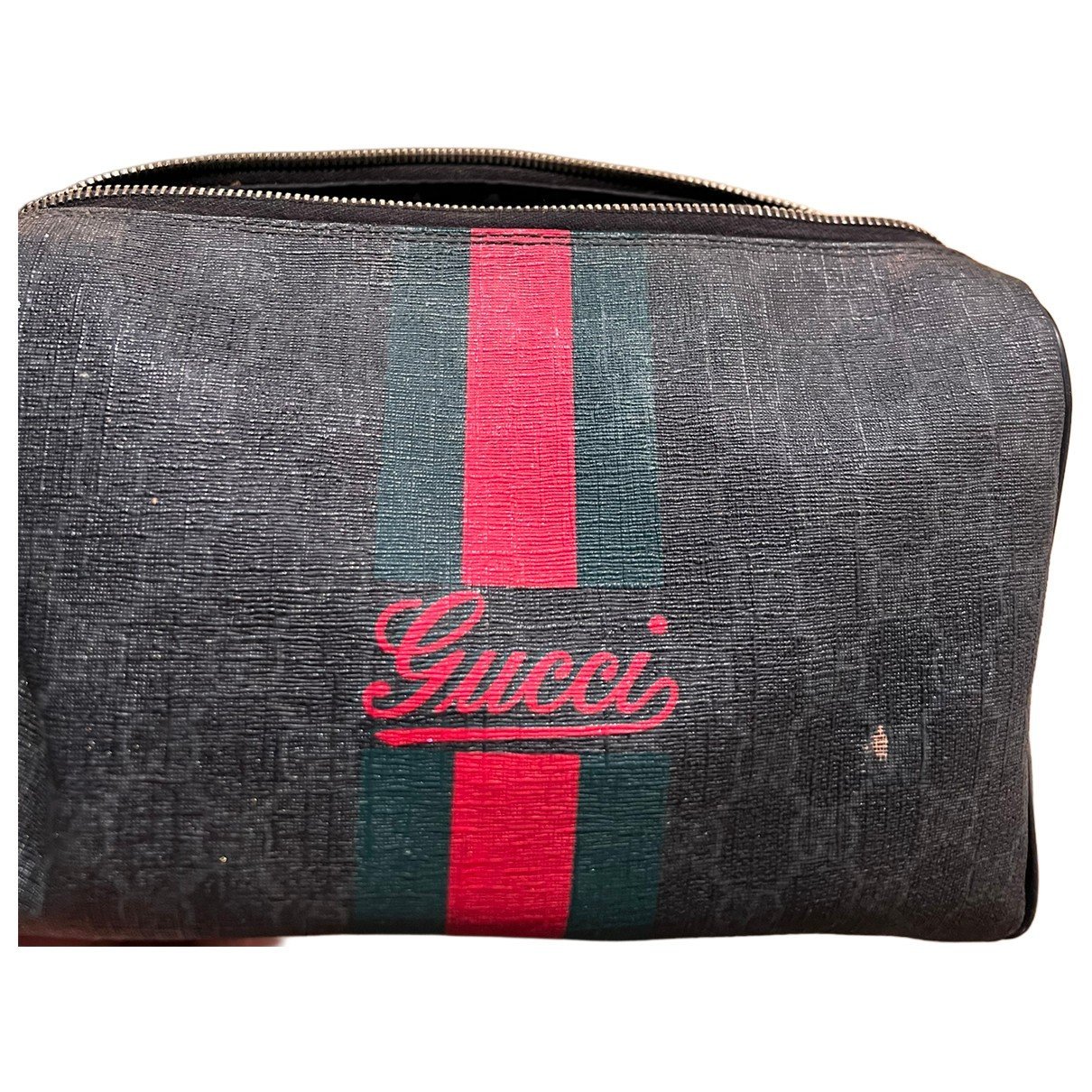 Leather vanity case