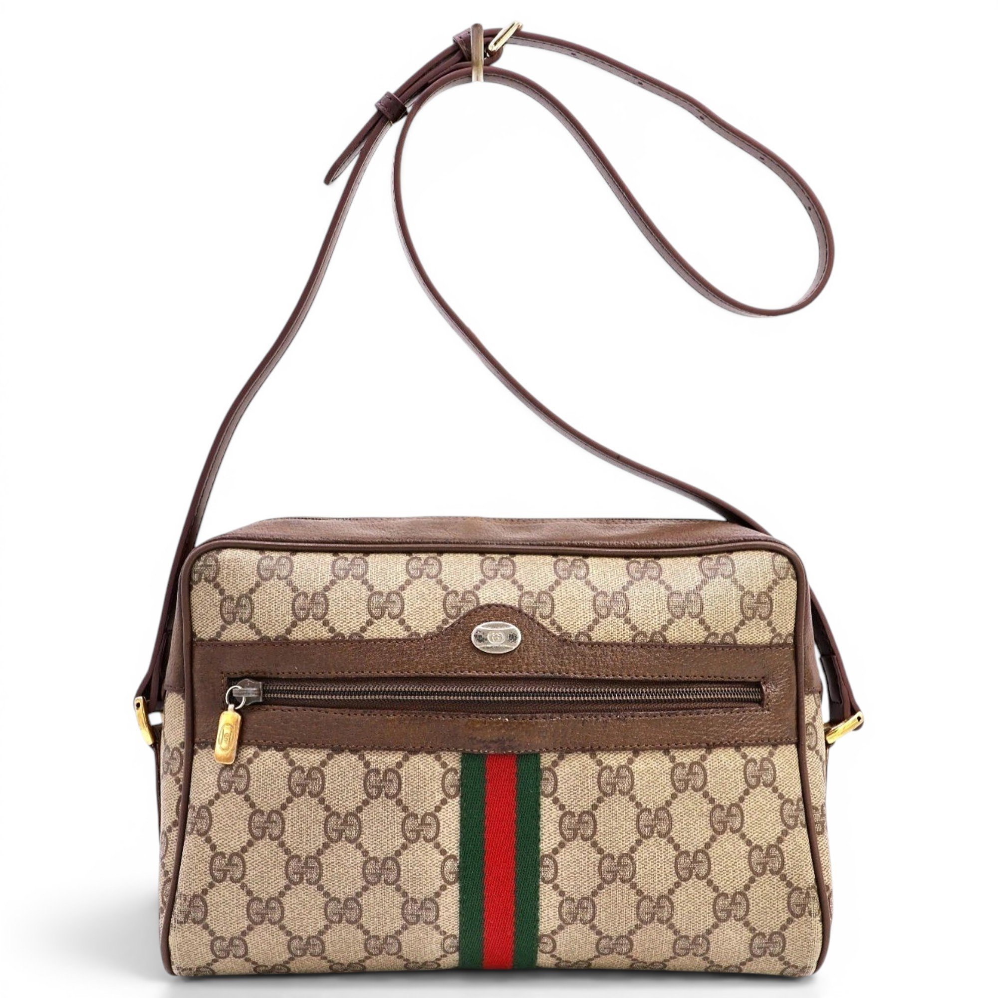 Ophidia vinyl handbag