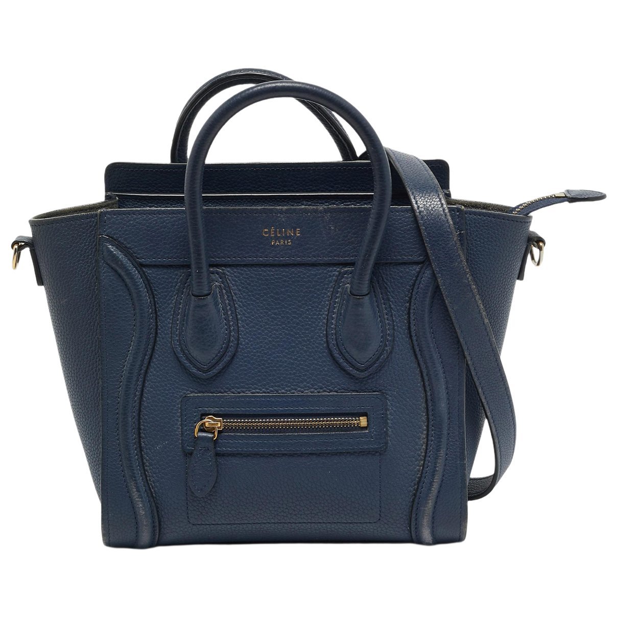 Luggage leather tote