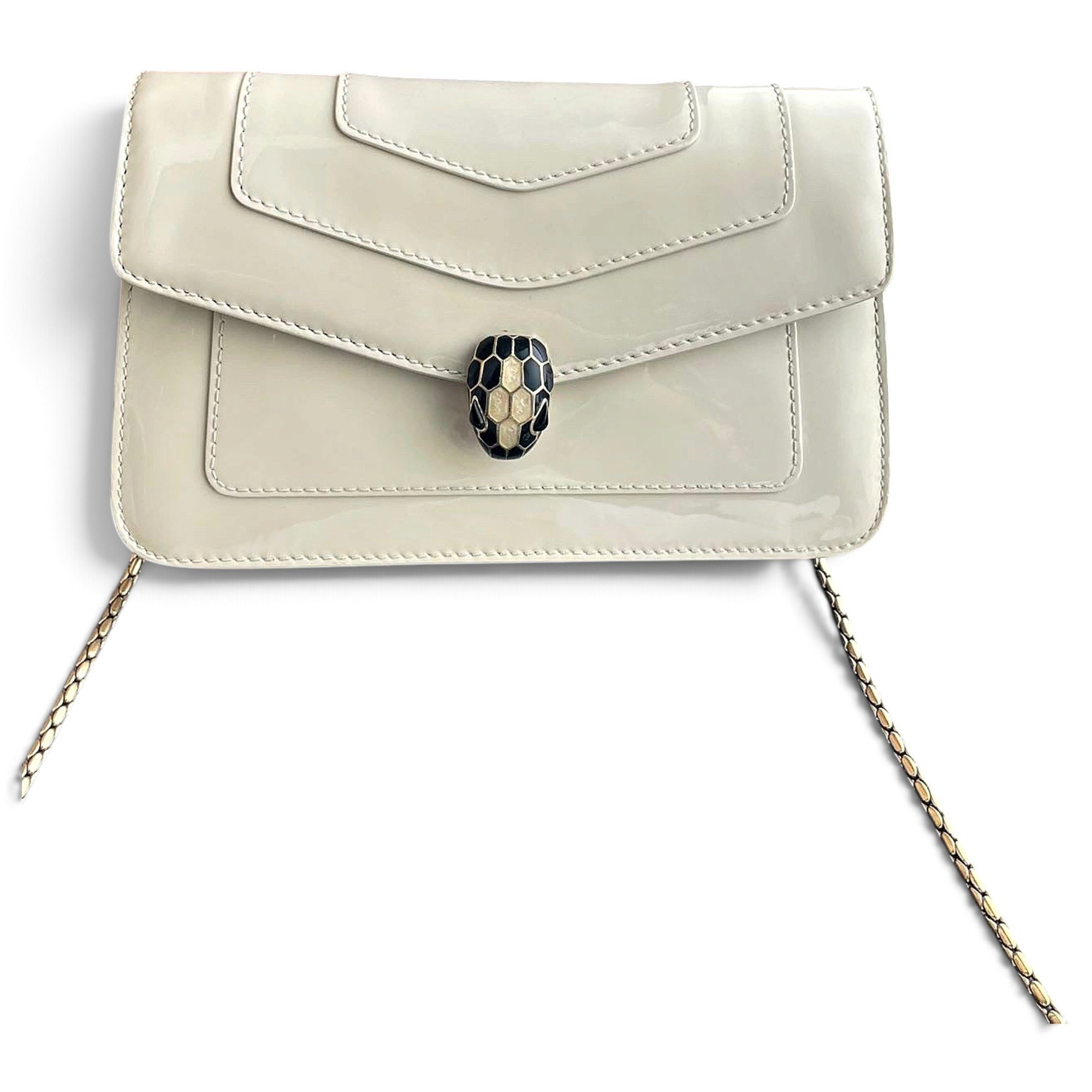 Serpenti patent leather crossbody bag