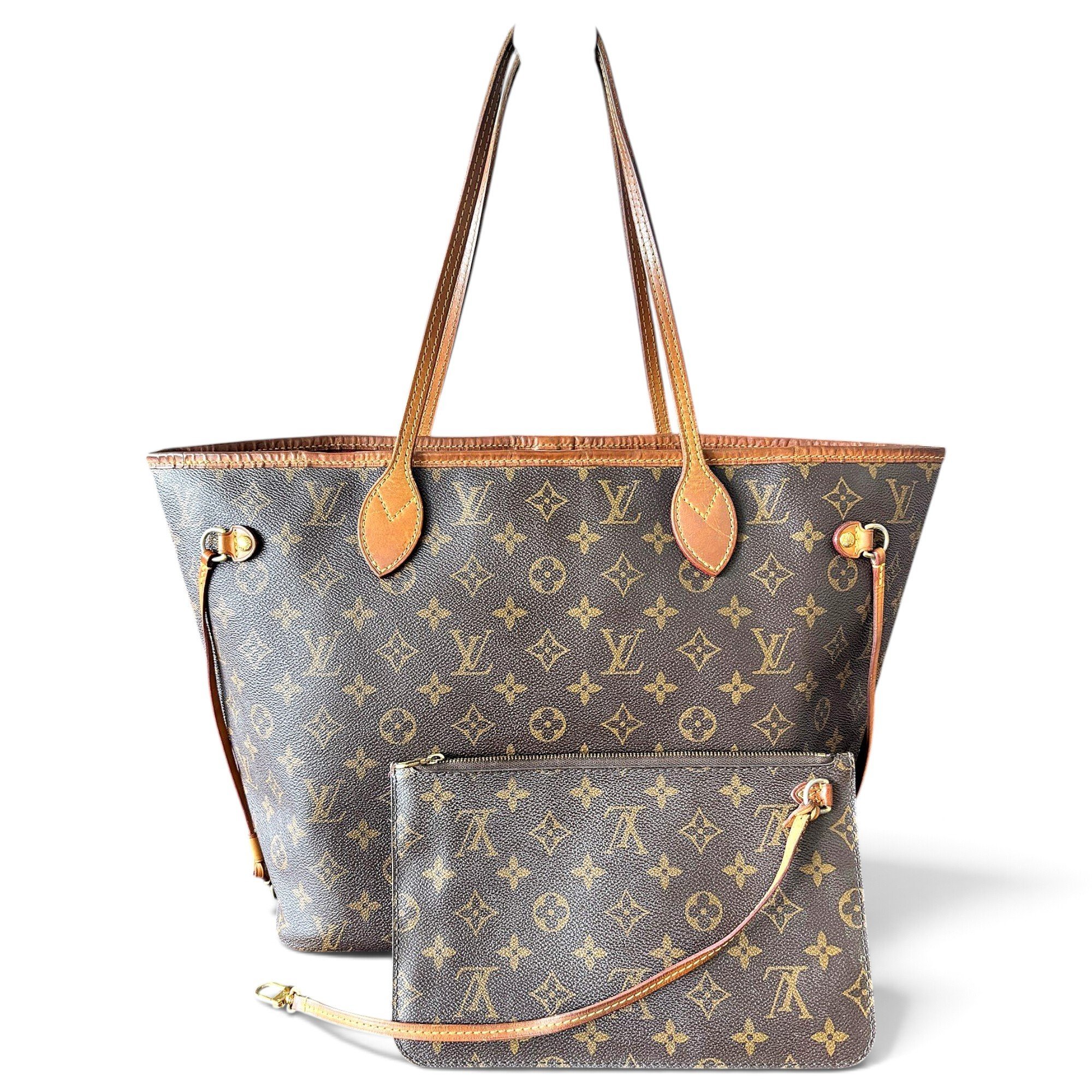 Neverfull leather tote