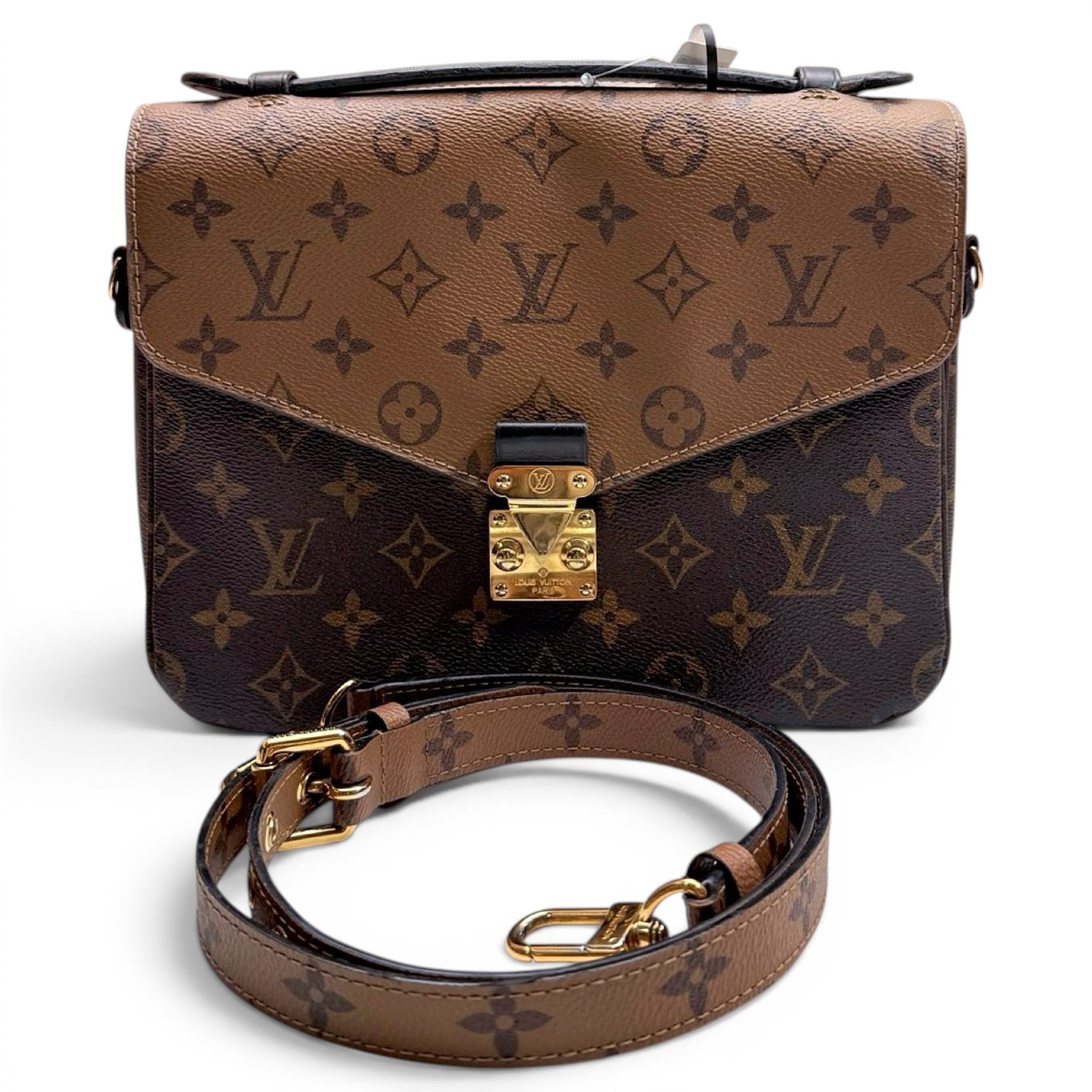 Metis leather handbag