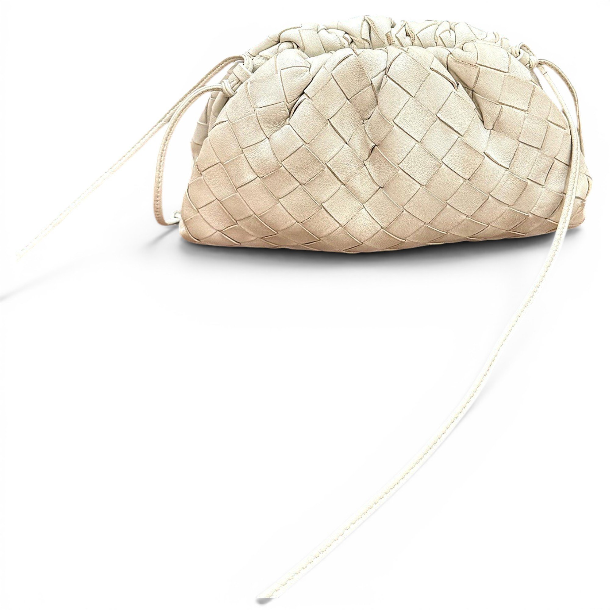Pouch leather handbag