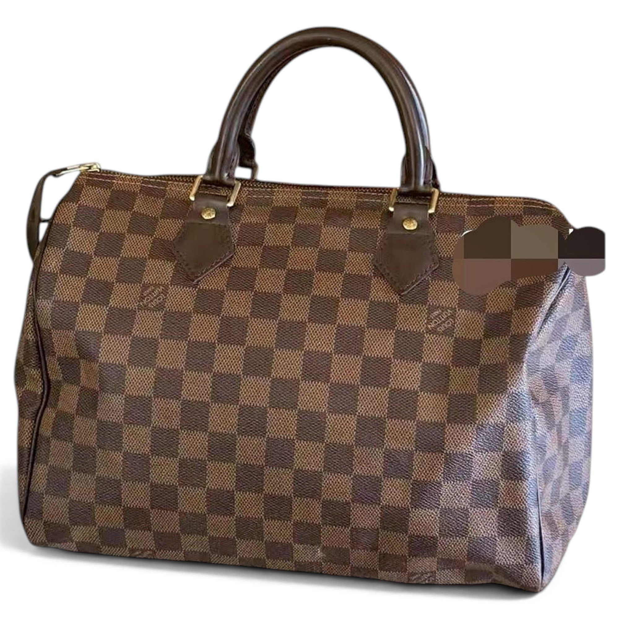 Speedy leather handbag