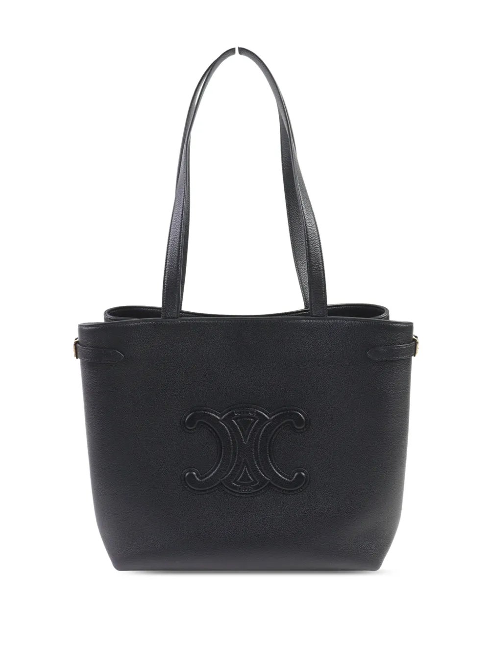 2024-2026 Medium Grained Calfskin Cuir Triomphe Cabas Anais tote bag
